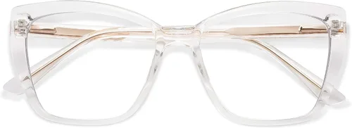 Miniatura 9 de AMOMOMA Trendy TR90 Gafas de Lectura Grandes con Filtro de Luz Azul para Mujeres, Elegantes Gafas Cuadradas Tipo Ojo de Gato AM6031