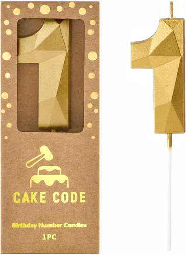 Miniatura 8 de Velas de 7 cm de Oro Cristal Número 17 para Pastel de Cumpleaños, Velas de Oro y Número para Celebración de Fiesta
