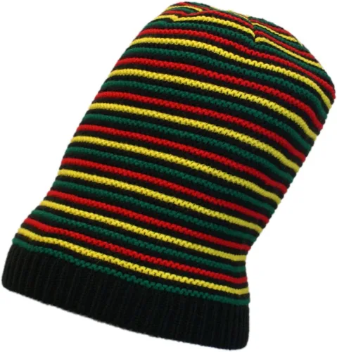 Miniatura 24 de Shoe String King SSK Rasta Knit Tam Hat Dreadlock Gorra con múltiples diseños y tamaños.