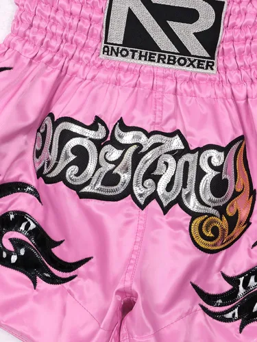 Miniatura 7 de Pantalones cortos de boxeo Muay Thai para hombre y mujer