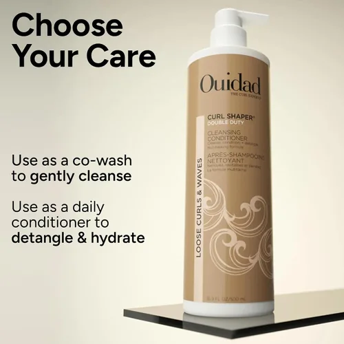 Miniatura 6 de Ouidad Curl Shaper Double Duty Cleansing Conditioner - Weightless Formula for Loose Curls & Waves, Use Daily Or As A Co-Wash, Encourage Definition