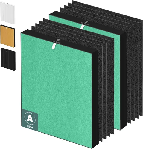 Miniatura 11 de 115115 Filtro de Repuesto HEPA A para Purificador de Aire Winix Plasmawave C535 5300 5300-2 6300 6300-2 P300 AM90 C909 9800, 2 x Filtros HEPA Blanco