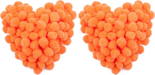 Miniatura 8 de Morfen 150 pompones para manualidades, color marrón claro, bolas de pompón mullido de 1 pulgada para manualidades, proyectos de manualidades