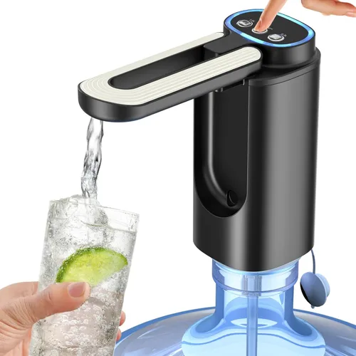 Boquilla plegable de 3 modos, dispensador de agua de 5 galones, bomba de botella de agua para 5 galones, dispensador de jarra de agua eléctrico