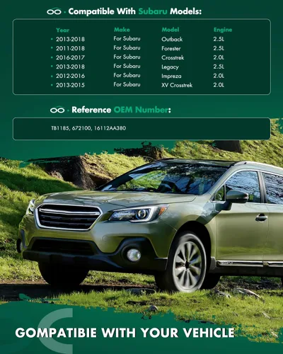 Miniatura 3 de SCITOO Cuerpo del acelerador TB1185 672100 16112AA380 Acelerador automotriz apto para 2016-2017 para Subaru para Crosstrek 2011-2018 para Subaru