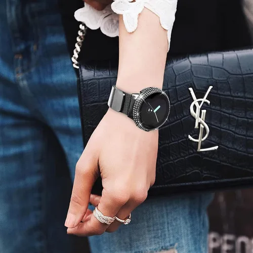 Miniatura 4 de Funda compatible con Google Pixel Watch 3 de 1.614 in/Pixel Watch 2/1 con protector de pantalla, cubierta protectora brillante de vidrio templado