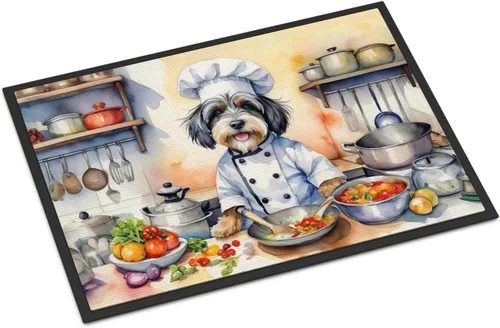 Miniatura 75 de Caroline's Treasures DAC6179MAT Affenpinscher - Tapete para puerta delantera, para interiores y exteriores, para entrada, antideslizante, lavable