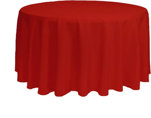 Miniatura 62 de YOUR CHAIR COVERS - Mantel redondo de poliéster prémium de 120 pulgadas - Mantel de lino color champán para mesas redondas estándar