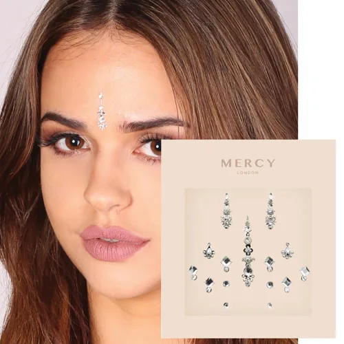 Miniatura 8 de Mermaid Face Gems FESTIVAL BEAUTY Cristales decorativos para la cara. Bindi para el cuerpo.