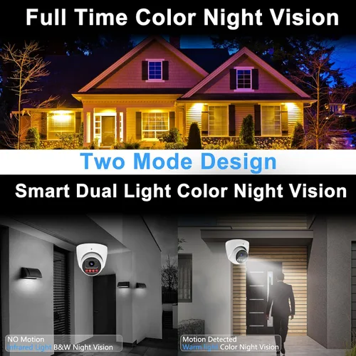 Miniatura 5 de Cámara de seguridad IP PoE de 8MP 4K con zoom óptico 5X, cámara IP domo H.265, luz dual inteligente, conversación bidireccional, ranura para tarjeta