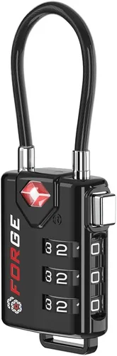 Miniatura 10 de Cerraduras para equipaje con cable aprobadas por la TSA, combinación reajustable con cuerpo de aleación, Moderno