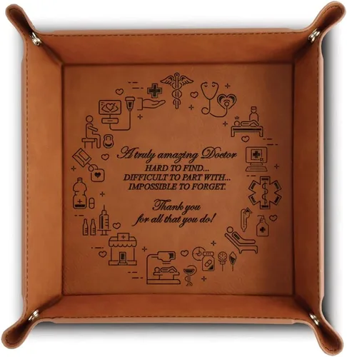 Bella Busta - Thank You Doctor- Regalo de agradecimiento para el Dr- Navidad, jubilación, cumpleaños -Juego de escritorio de oficina de