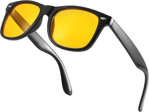 Gysnail - Lentes de computadora con bloqueo de luz azul para hombres y mujeres, alivian la fatiga ocular y duermen mejor, gafas de juego con bloqueo
