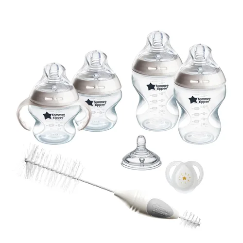 Miniatura 10 de Tommee Tippee Esterilizador y secador eléctrico de vapor para biberones y Natural Start - Set de 14 piezas de biberones, calentador de botellas