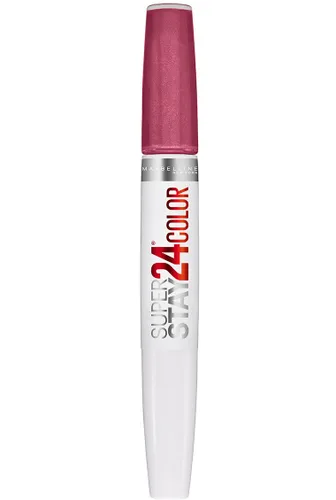 Miniatura 56 de Maybelline Super Stay 24, lápiz labial líquido de maquillaje de 2 pasos, color altamente pigmentado de larga duración con bálsamo hidratante, Merlot