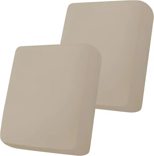 Miniatura 55 de Smiry Fundas de cojín de sofá estampadas, fundas elásticas suaves para sofá, fundas de sofá lavables antideslizantes, protector de muebles para Beige