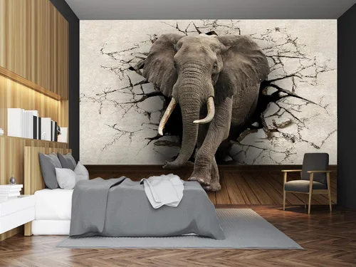 Miniatura 40 de Mural de pared de picos de montaña y bosque para dormitorio, sala de estar, papel tapiz para decoración 158" x 110" (no autoadhesivo)