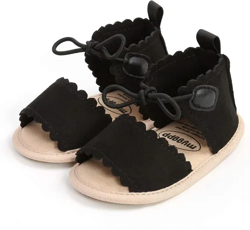 Miniatura 55 de Sandalias de verano para bebés, niñas y niños, unisex, antideslizantes, suela suave, transpirable, para primeros pasos, zapatos de playa al aire