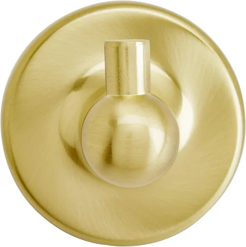 Miniatura 6 de Amerock Gancho para bata de níquel cepillado montado en la pared, soporte para toallas, gancho de una sola punta, gancho para toallas, accesorios