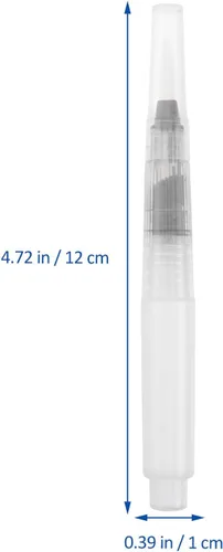 Miniatura 6 de TEHAUX Juego de 6 bolígrafos de acuarela, cepillo de agua recargable para flujo de tinta controlado, dibujo de pintura suave, adecuado para niños