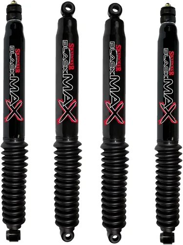 Skyjacker Black MAX Series Juego de amortiguadores delanteros y traseros para Ford F-250 Super Duty F-350 Super Duty 4WD 2005-2016 con elevación de