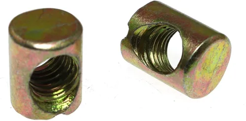 Miniatura 2 de RLECS Tuercas de barril ranuradas M8 Pozidriv M8, clavijas cruzadas, tuercas ranuradas, martillo de tuerca horizontal para muebles, camas, sillas