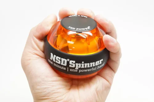 Miniatura 8 de Ejercitador de muñeca y antebrazo con giroscopio Nsd Power Essential Ámbar