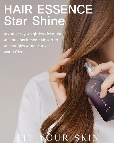 Miniatura 2 de Star Shine Hair Essence (3.38 onzas) - Suero de aceite de almizcle floral hecho a mano con perfumista - Tratamiento ligero antiencrespamiento