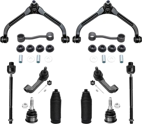 Miniatura 60 de Detroit Axle - Kit de extremo delantero para Ford 1998-2001 Explorer Mercury Mountaineer, 4 barras estabilizadoras delanteras y traseras, 2 brazos