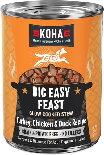 Miniatura 12 de KOHA Greek Island - Estofado a la parrilla para perros con pollo y cordero, comida húmeda para perros con alto contenido de proteínas, latas de 12.7