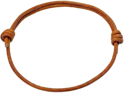 Miniatura 17 de Pulsera de cuero genuino para hombre de 0.059 in – Brazalete ajustable hecho a mano, pulsera de cuero minimalista para hombre, accesorios simples