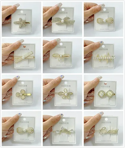 Miniatura 3 de QTMY 20 pinzas para el cabello para mujeres y niñas, regalo sorpresa, caja de joyería, accesorios de moda