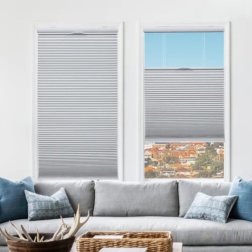 Miniatura 10 de Tonature Persianas Celulares de Tamaño Personalizado para Ventanas Cortinas Blackout sin Cordón Persianas Enrollables Protección UV Aislamiento