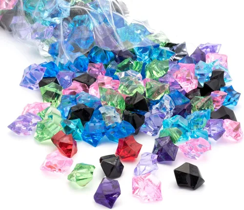Miniatura 10 de Royal Imports Piedras acrílicas de cristal de hielo para rellenos de jarrones, dispersión de mesa de fiesta, boda, fotografía, decoración