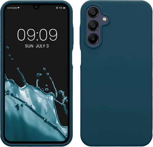 Miniatura 219 de kwmobile Funda Compatible con Samsung Galaxy A14 5G - Funda de teléfono de TPU y silicona con acabado suave - Verde Lima