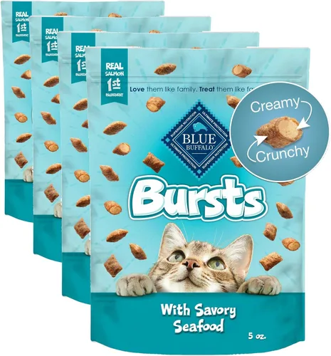Miniatura 12 de Blue Buffalo - Premios crujientes Bursts para gatos, de pollo, bolsa de 141 g