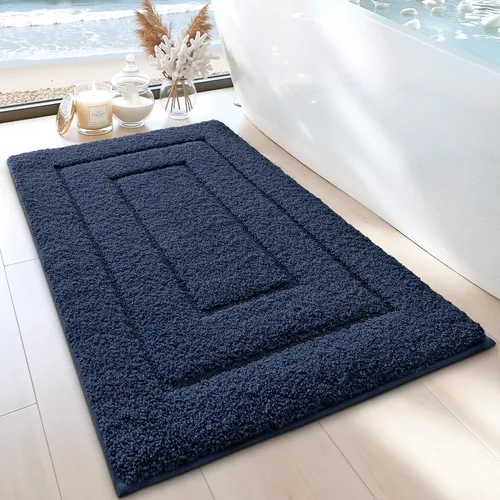 Miniatura 34 de DEXI - Alfombra de baño antideslizante, absorbente, de alta calidad, lavable a máquina, cómoda alfombra para cuarto de baño