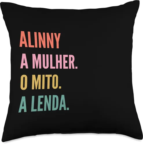 Miniatura 4 de Funny Portuguese First Name Design - Alinny Throw Pillow