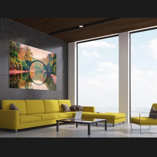 Miniatura 3 de JBER Paneles acústicos artísticos decorativos, paquete de 6 paneles acústicos artísticos para decoración de pared con autoadhesivo, adecuados
