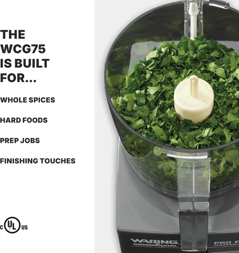 Miniatura 2 de Waring (WCG75) Procesador de alimentos de 3 tazas