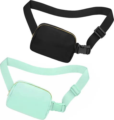 Miniatura 129 de Riñonera cruzada para mujeres y hombres, bolsa para cinturón para senderismo con correa ajustable, riñonera para correr, entrenamiento, deportes
