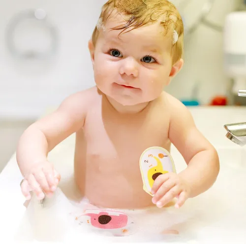 Miniatura 6 de FOMIYES Esponja de baño para bebé, esponja de baño, esponja de baño, esponja de lufa, esponjas de baño para ducha, toalla de baño, cepillo de espuma