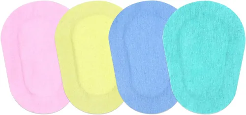 Parches pegajosos del ojo para los niños 60PCs/3Boxes colorido respirable ojo parche almohadilla adhesiva vendajes para adultos niños