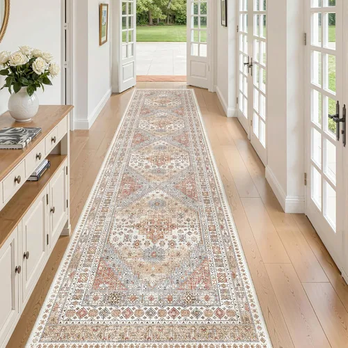 Miniatura 99 de zesthome Alfombra 4x6 - Alfombra Resistente a Manchas Lavable, Alfombras con Respaldo Antideslizante para Sala de Estar, Alfombras Pequeñas de Área