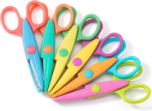 Miniatura 12 de Mr. Pen Tijeras para manualidades, borde decorativo, paquete de 6, zigzag, álbum de recortes, elegante, patrón, diseño
