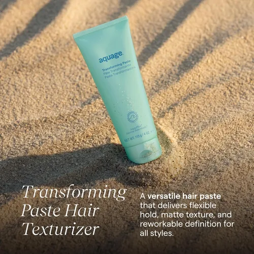 Miniatura 2 de Aquage Transforming Paste - Pasta texturizadora para el cabello para mujeres y hombres, crema de peinado mate con sujeción flexible y definición
