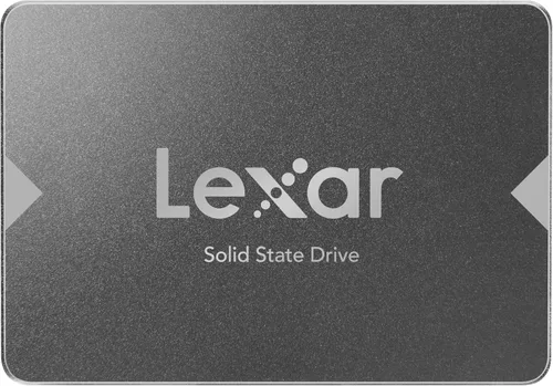 Lexar Unidad interna de estado sólido SSD NS100 de 128 GB SATA III de 2.5 pulgadas, lectura de hasta 520 MB/s, gris (LNS100-128RBNA)