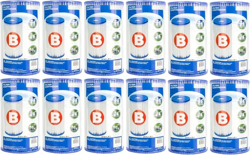 Miniatura 11 de Intex 29005E - Cartucho de bomba de filtro de material Dacron fácil de limpiar, 29005E para piscina, tipo B, (paquete de 2)