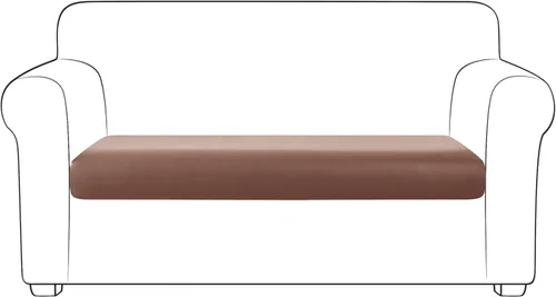 Miniatura 36 de Yates Home Funda de cojín de piel sintética para sofá, impermeable, elástica, para asiento de caravana, sofá biplaza, protector de muebles, funda