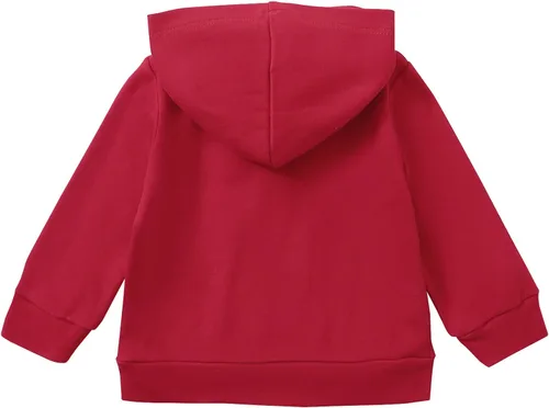 Miniatura 7 de ROMPERINBOX Sudadera con capucha para bebé y niña, con cremallera completa, ligera, delgada, abrigo, sudaderas de 0 a 24 meses